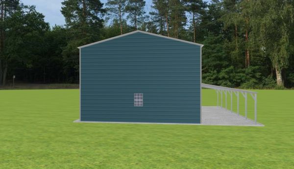 Garage with Lean To 24 x 30 x 15 - Image 5