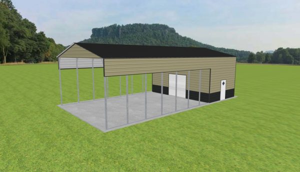 Carport with Storage 26 x 50 x 14