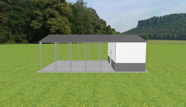 Carport with Storage 22 x 35 x 10 - Image 5