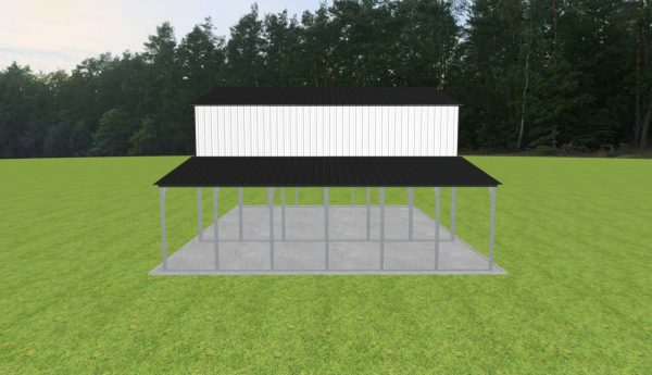 3 Car Carport 28 x 30 x 16 - Image 4