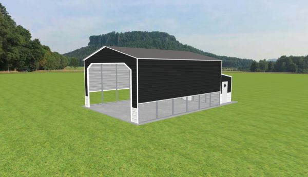 Carport with Storage 24 x 30 x 13