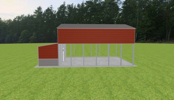 Carport with Storage 24 x 30 x 15 - Image 5