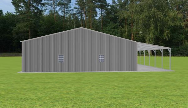 2 Car Garage with Lean To 38 x 30 x 10 - Image 5