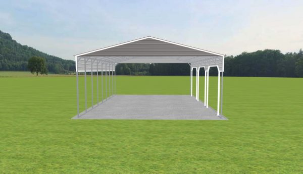 3 Car Carport 30 x 40 x 13 - Image 3