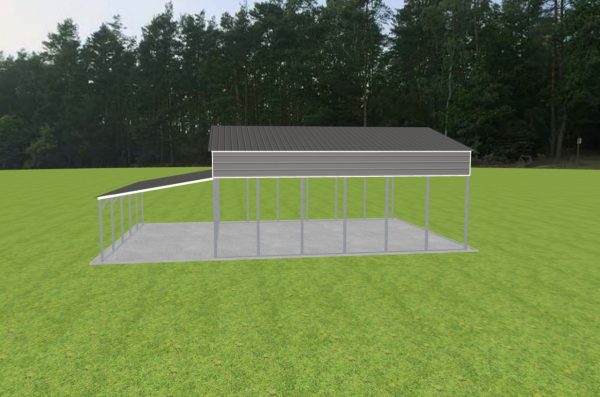 3 Car Carport 26 x 30 x 12 - Image 3