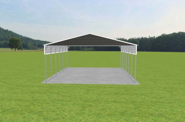 3 Car Carport 26 x 30 x 11 - Image 2