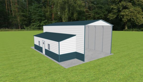 Carport with Storage 18 x 40 x 14 - Image 4