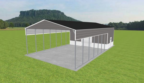 Carport with Storage 28 x 50 x 13