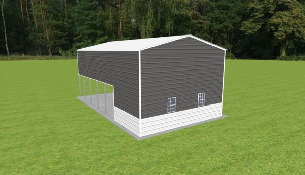 Carport with Storage 20 x 35 x 14 - Image 3