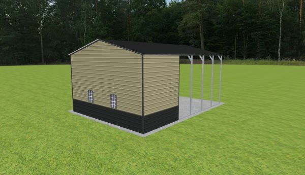 Carport with Storage 22 x 30 x 13 - Image 3