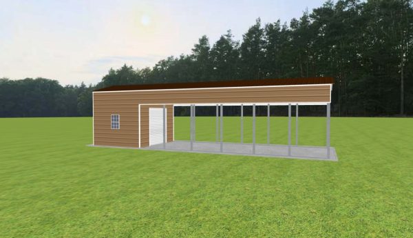 Carport with Storage 12 x 40 x 10 - Image 5
