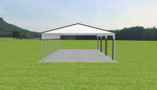 3 Car Carport 28 x 40 x 11 - Image 3