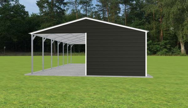 Carport with Storage 24 x 30 x 9 - Image 5