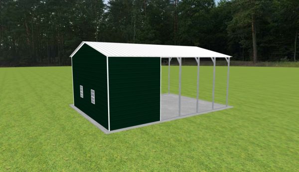 Carport with Storage 22 x 30 x 12 - Image 3