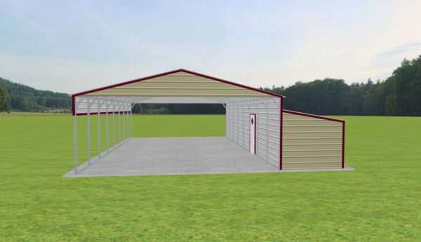 Carport with Storage 24 x 40 x 9