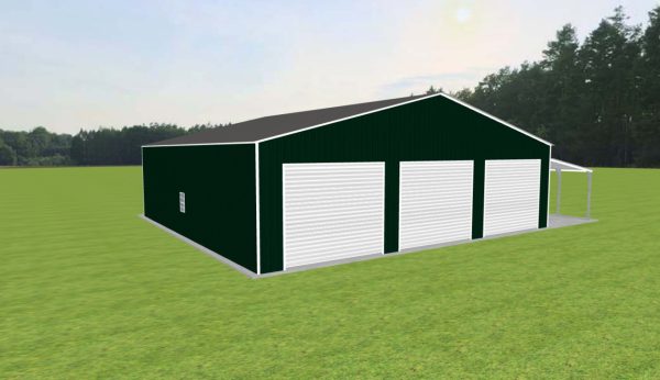 Garage with Lean To 46 x 45 x 12 - Image 3