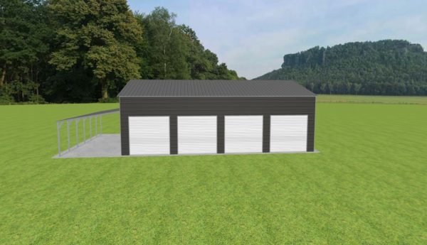 Garage with Lean To 30 x 40 x 12 - Image 2