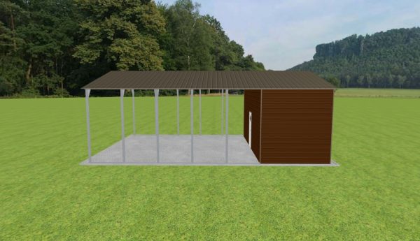 Carport with Storage 24 x 35 x 11 - Image 3