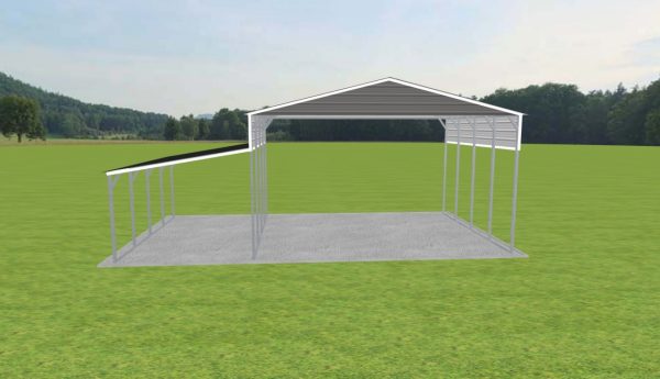 2 Car Carport 24 x 20 x 13 - Image 2