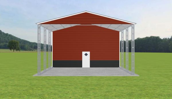 Carport with Storage 28 x 20 x 15 - Image 2