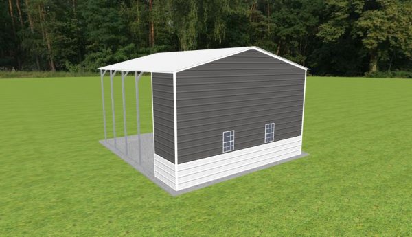 Carport with Storage 22 x 25 x 13 - Image 3