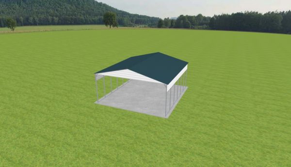 3 Car Carport 28 x 30 x 12 - Image 4