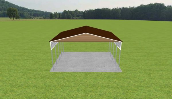 2 Car Carport 24 x 20 x 11 - Image 4