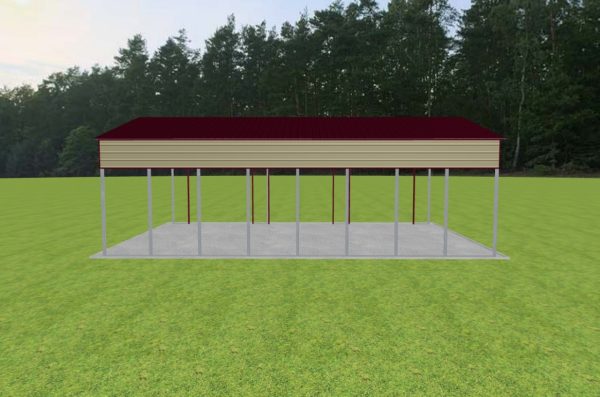 3 Car Carport 26 x 40 x 12 - Image 4