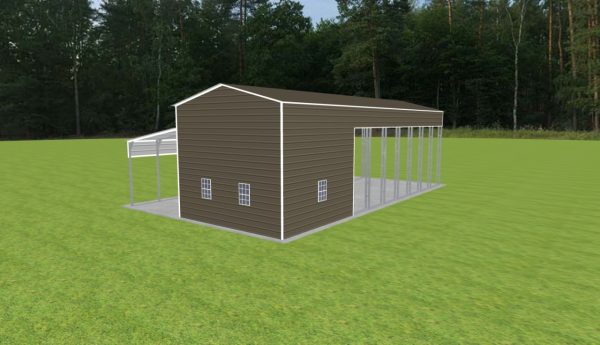 Carport with Storage 18 x 50 x 15 - Image 5