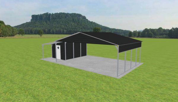 Carport with Storage 28 x 20 x 9 - Image 4