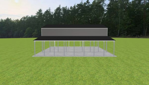 3 Car Carport 28 x 40 x 15 - Image 5