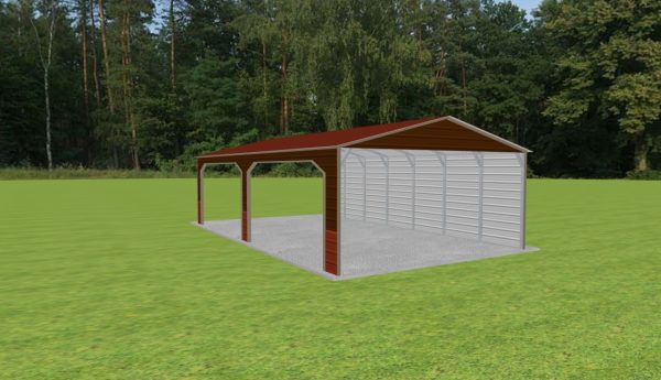 2 Car Carport 20 x 35 x 9 - Image 3