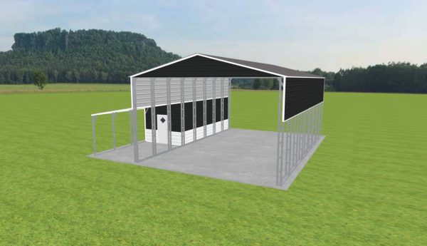 Carport with Storage 26 x 40 x 15 - Image 4