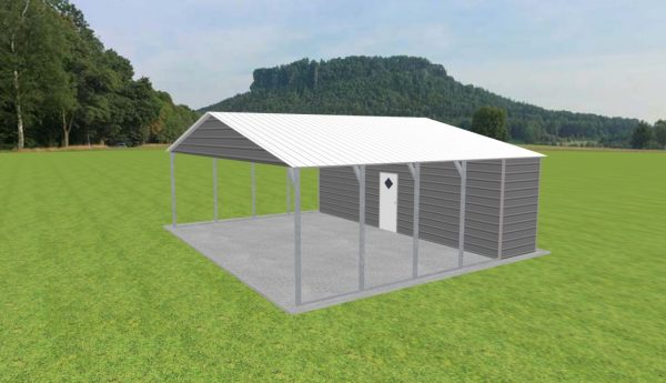 Carport with Storage 30 x 25 x 9