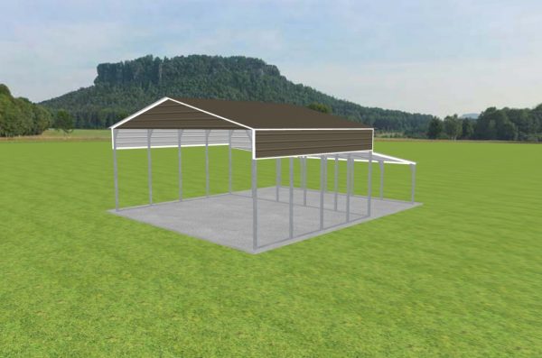 3 Car Carport 26 x 20 x 11