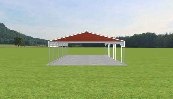 3 Car Carport 28 x 45 x 9 - Image 3