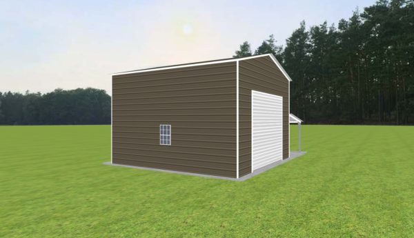 Garage with Lean To 20 x 20 x 13 - Image 4