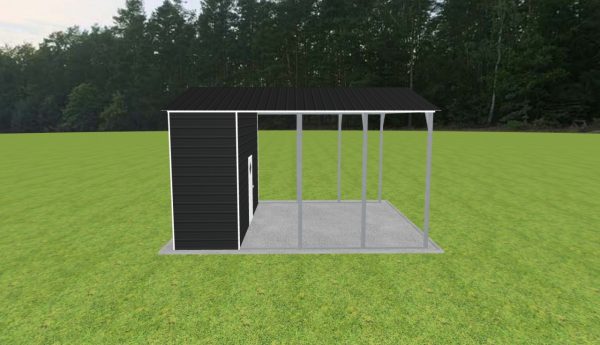 Carport with Storage 18 x 20 x 11 - Image 4