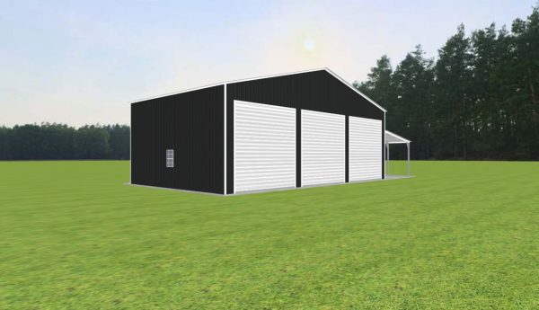 Garage with Lean To 42 x 25 x 14 - Image 4