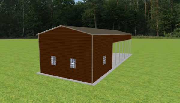 Carport with Storage 18 x 50 x 12 - Image 5