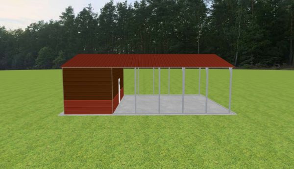 Carport with Storage 24 x 35 x 10 - Image 5