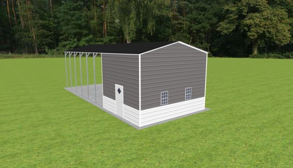 Carport with Storage 18 x 45 x 13 - Image 3