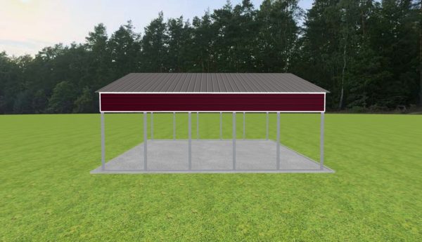 3 Car Carport 30 x 25 x 9 - Image 3