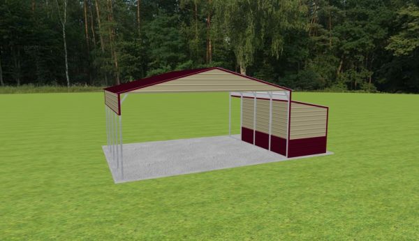 Carport with Storage 26 x 20 x 11 - Image 5