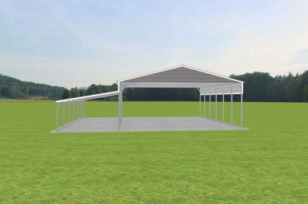 3 Car Carport 26 x 30 x 10 - Image 4