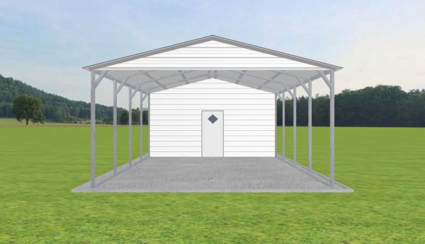 Carport with Storage 18 x 25 x 9 - Image 2