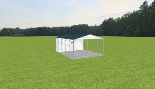 Carport with Storage 18 x 25 x 9 - Image 5