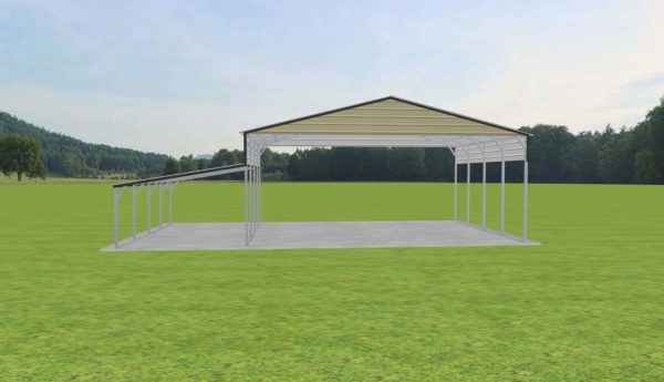 3 Car Carport 28 x 20 x 11 - Image 3