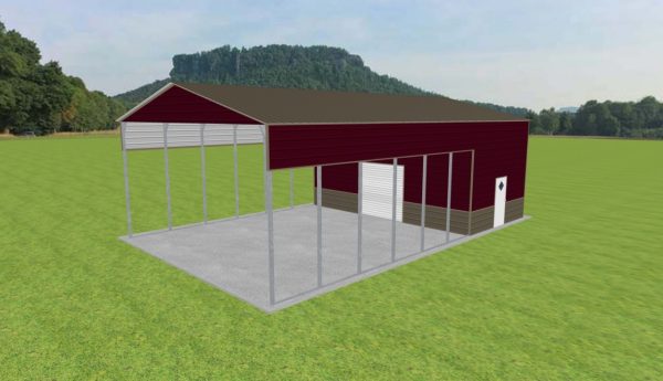 Carport with Storage 28 x 45 x 14