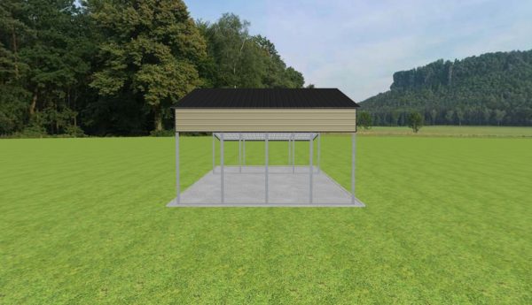 3 Car Carport 28 x 20 x 11 - Image 5